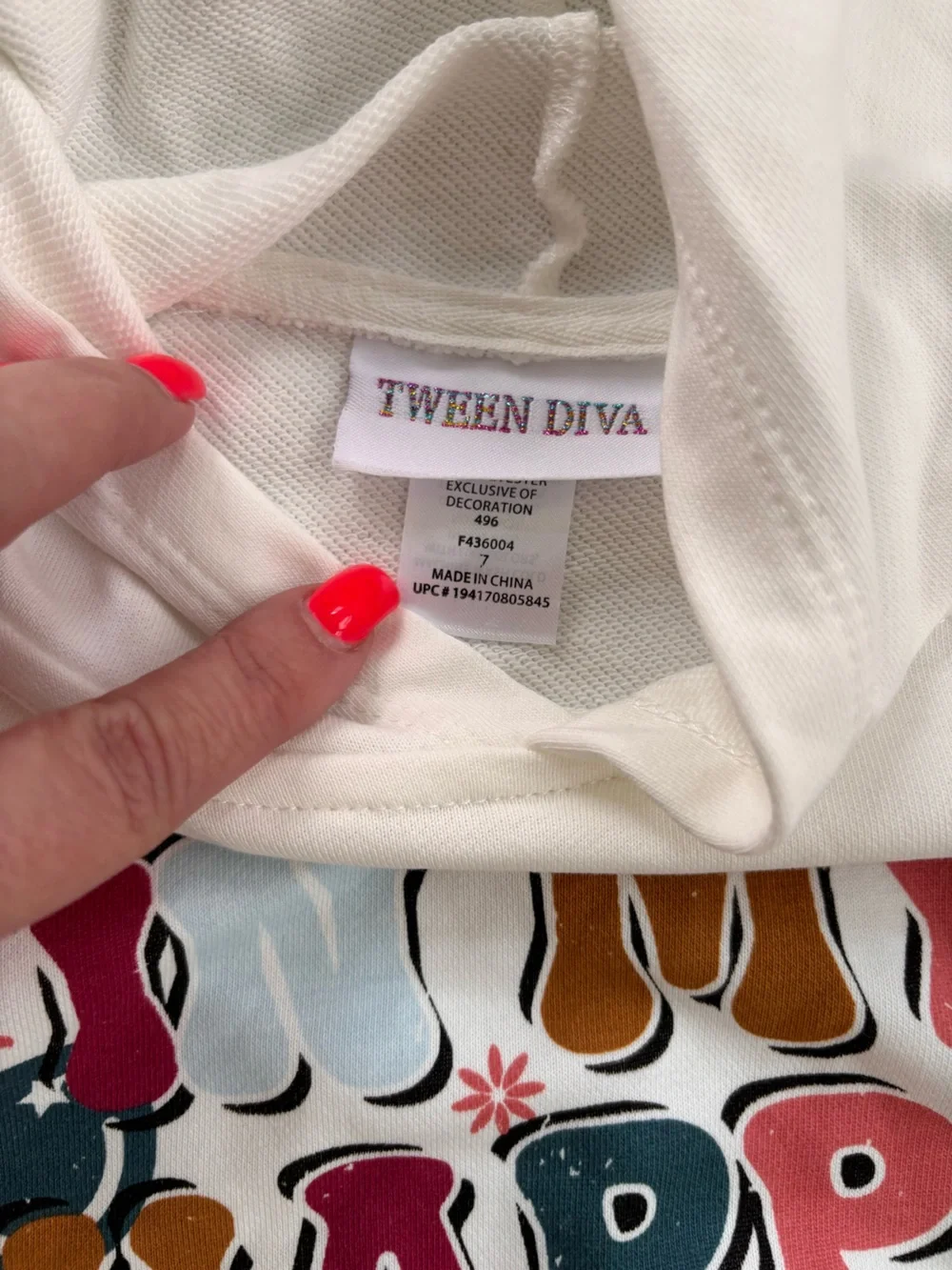 Tween Diva cozy ribbed